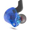 Zunate QKZ AK6 Cuffie Sportive HiFi con Diaframma in Grafene con Bobina Dinamica con Microfono Giallo Adatto per PC Auricolare + TPE (BLUE)