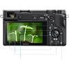 FANZR A6600 - Pellicola protettiva per schermo LCD in vetro temperato per fotocamera Sony Alpha A6600, A6400, A6300, A6100, A6000, NEX-7, FANZR 0,3 mm, durezza 9H, 3 mm, confezione da 3