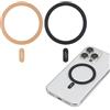 JOVYTH 2 Anelli Magnetici Compatibili, Anello Adesivo per iPhone 17 16 15, Adesivo per Cellulare con Scheda di Posizionamento, Installazione Semplice