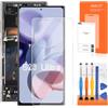 AGCUT (Schermo Curvo, Schermo Piatto) OLED Display LCD per Samsung Galaxy S23 Ultra 5G SM-S918U LCD Display Sostituzione Touch Digitizer Assembly Kit Riparazione, Supporto Impronte Digitali