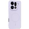 GIOPUEY Cover per Oppo Find X9 PRO, Magnetica Custodia Compatibile con MagSafe, Morbido TPU Silicone Custodia, Resistente all'Usura - Purple