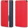 Shantime Custodia flip in pelle per Xteink X4 - Rosso