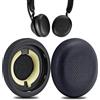 ZXNJA Cuscinetti auricolari di ricambio per Jabra Evolve2 65, per cuffie wireless Jabra Elite 45H, cuscinetti auricolari con morbida pelle proteica (nero)