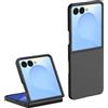 QJONSIU Cover Compatibile con Samsung Galaxy Z Flip 7, Antigraffio Ultra Sottile e PC Protezione Case-Nero