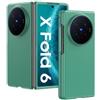 QJONSIU Cover Compatibile con VIVO X Fold 6, Antigraffio Ultra Sottile e PC Protezione Case-Verde