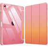 FINTIE Custodia per iPad (A16) 11ª Gen 11 (2025)/iPad 10ª Gen 10.9 (2022) con Portapenne - Sottile Leggero Trasparente Cover Posteriore con Bordo in TPU Morbido Auto Sveglia/Sonno, Sunset Ombre