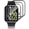 Funrae TPU Pellicola Protettiva Compatibile per Xiaomi Redmi Watch 5 [3 Pezzi], Senza Bolle [Anti Graffi] Trasparente Ultra HD Protezione Schermo Protettivo Facile con Kit D'Installazione