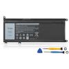 K KYUER 56Wh 33YDH Batteria per Dell Inspiron 7577 7586 7773 7778 7779 7786 2-in-1