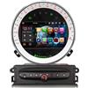 GONFEN 4GB+64GB Android 14 Autoradio Carplay Android Auto per BMW Mini Cooper R56 Countryman Navigatore GPS DSP Bluetooth 5.0 WiFi Dab+ TPMS DVR CD/DVD Schermo tattile