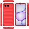 Jiajihua Custodia Compatibile con Infinix Hot 60i 5G Protezione della fotocamera Custodia morbida antigoccia per cellulari in TPU Red
