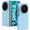QJONSIU Cover Compatibile con VIVO X Fold 6, Antigraffio Ultra Sottile e PC Protezione Case-Blu cielo