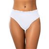 SHEKINI Bikini da donna a vita alta con orlo arricciato, dettagli sexy, elegante, per spiaggia, piscina e sport acquatici