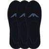 EMPORIO ARMANI 3-PACK SOCKS INVISIBILE, calze uomo Uomo, ARMANI BLUE/ARMANI B, L/XL