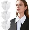SAIIURV 3 pezzi collare finto staccabile mezza camicia da donna mezza camicia da donna colletto finto camicetta staccabile camicetta falsa camicetta top