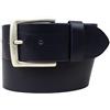BELTINGER Cintura per jeans in pelle bovina pieno fiore 5 cm | cintura in pelle per uomo 50mm | larga cintura da uomo in vera pelle