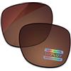 Bowyer Polarizzed, lenti di ricambio per occhiali da sole Ray-Ban Justin RB4165, 54 mm, colore: marrone