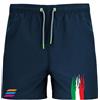 Zena Padel Costume Uomo Boxer | Zena Beach PRO - Orgoglio Italiano Stile Sportivo | Poliestere Riciclato | Asciugatura Rapida | Diversi Colori | Rainbow ITA Italia (IT, Testo, L, Regular, Regular, Blu Navy)