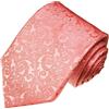 LORENZO CANA - Lusso Cravatta in 100% seta - marchio di qualità fatti a mano - Rose rosa modello barocco - 25025