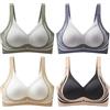 OBASDFD Reggiseno Push-up Senza Ferretto for Donne Anziane - Supporto Anti-cedimento