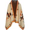 EXTREE Sciarpe per le donne Pashmina scialle setoso avvolgere per vestirsi da sera sciarpa cavallo coperta aperto frontale poncho mantello, Beige, Medium