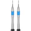 QUARKZMAN 2 Pezzi Cacciavite A Taglio Precisione 1.5 Mm aimanté A Testa Piatta Mini Stilo Con Impugnatura Antiscivolo Per Occhiali Orologi Laptop Elettronica Blu