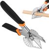 NUTKIT Cesoie Angolari Taglierina 45°- 135°, Forbici per Mitra, Cesoie Multifunzionali per Taglio Angolare, Multi-Angolo Forbici da Taglio, Troncatrice multitagliente Utensili manuali, per Legno e PVC