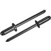 QUARKZMAN 50Pz Rivetti A Testa Svasata 5/32x3/8 Con Grip E Mandrino In Acciaio Zincato, Rivetti Ciechi A Testa Svasata, Nero