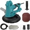 ONEMANA Smerigliatrice per cartongesso, 750 W, smerigliatrice da parete con piastra da 180 mm, 1500 - 2700 giri/min, aspirazione della polvere