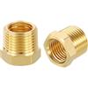 Rebower 2 Pezzi Adattatore Maschio A Femmina, 3/8 NTP Maschio X 1/4 NTP Femmina Raccordi Ottone Riduttore Per Industria, Automotive, Trasferimento Fluidi, Trattamento Acqua