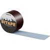 Parotec Braun (RAL8017) Nastro bituminoso BiTape per riparazione tetto, 75 mm x 10 m