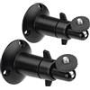 CELLONIC 2x Fotocamera Supporto compatibile con Arlo | nero, Presa sicura e stabile per Arlo Pro 1, 2, Go 1, 3 per Reolink Argus 3 Pro per Netatmo NWA01 per HTC Vive Base Station
