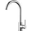 CECIPA Alto Rubinetto Cucina Cromo, Arco Miscelatore Cucina in Acciaio Inox