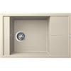 Elleci Lavello Elleci Incasso 1 vasca 78x50 Unico 305 Keratek Champagne LKU30595