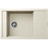 Elleci Lavello Elleci Incasso 1 vasca 78x50 Unico 305 Granitek Bianco Antico LGU30562