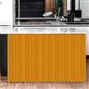 Highdi Tendina Sottolavello Cucina, Stampate Tende per Mobili da Cucina, Tenda Corta Hook Loop Autoadesiva, Antipolvere e Privacy, per Mobile Sottolavello, Armadio (giallo zenzero,L80xA140 cm)