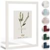 Haak Cornice con doppio vetro Miko Magnolia 20 x 20 cm - Cornice con doppia vetratura, cornice per foto in colori pastello