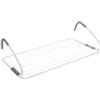 IlGruppone Stendibiancheria da Balcone/Calorifero 10 Mt 105x55x29 Cm Manici Tubolari Universali - Salvaspazio Stendino per Ringhiera e Termosifone (Balcone)