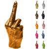 Candellana Dito Medio - Figurina Dito Medio - Gothic Deco - Collettore Grunge Deco - Heavy Metal Deco - Decorazioni Grunge - Gadget per ufficio - Candela Deco - Candela divertente Hand FCK
