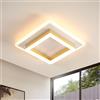 DELIPOP Plafoniera LED Moderno, Lampada da Soffitto Oro 30W 3375LM, Lampadario LED Luce Calda 3000K per Soggiorno Camera da Letto Cucina Corridoio