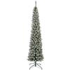 Gloupie Albero di Natale Innevato Cervinia 180Cm, Diametro 50Cm, Apertura Ad Ombrello, Ingnifugo, 12 Anni Di Garanzia