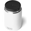 YETI Rambler Food Jar, contenitore termico sottovuoto in acciaio inossidabile con coperchio MagVent a tenuta stagna, bianco, 710 ml