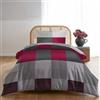 Dreamzie Copripiumino 135x200 Flanella con 1 Federa 80x80 | Microfibra morbida con chiusura a zip, lavabile a 40 °C, traspirante e facile da mantenere ogni giorno.