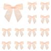 QUARKZMAN 50Pz Pre-Annodati Mini Fiocco di Nastro 4.5 Fascette Twist Fiocchetti Regalo Raso Multicolori Piccoli per Artigianato Caramelle Decorazioni Natalizi Feste Sacchetti, Oro Rosa