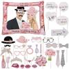 ALULU 32 accessori per scatola fotografica, per matrimonio, con cornice gonfiabile
