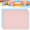 DGN 2 Pezzi 30 x 40 cm Grande Tappetino in Silicone con Pennello, Tappetino | per stampaggio di resina e pittura artigianale, tappeto da cucina per impastare e pasticceria