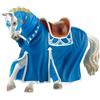 Bullyland Gadget - Bullyland: Castello - Cavallo Da Torneo Blu - Bullyland