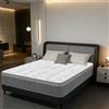 YIDATONG Materasso 160x200 cm, Alto 28 cm, Materasso Matrimoniale con Molle Insacchettate e Memory Foam, Durezza H3, Struttura Ortopedica a 7 Zone, Rinforzato sui Bordi, Ipoallergenico, Favorevole al Riposo