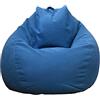 Highdi Pouf Poltrona Sacco Bambini & Adulti Bean Bag Fodera per Sacco di Fagioli per Decorazione della Soggiorno Camera Giardino Salotto Balcone, Senza Ripieno (Blu navy,80x90cm)