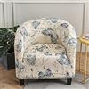 Highdi Copripoltrona 1 Posto Chesterfield Elasticizzato, Poltrona Club da Cocktail Lavabile Antiscivolo Rimovibile Tub Chair Copripoltrona per Bar Soggiorno Camera da Letto Reception (Farfalla Blu)