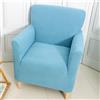 Highdi Copripoltrona con Braccioli in Tessuto Jacquard Elasticizzato, Copridivano 1 Posto Fodere per Poltrona Antiscivolo Antimacchia per Bar Soggiorno Camera da Letto Club (Azzurro)